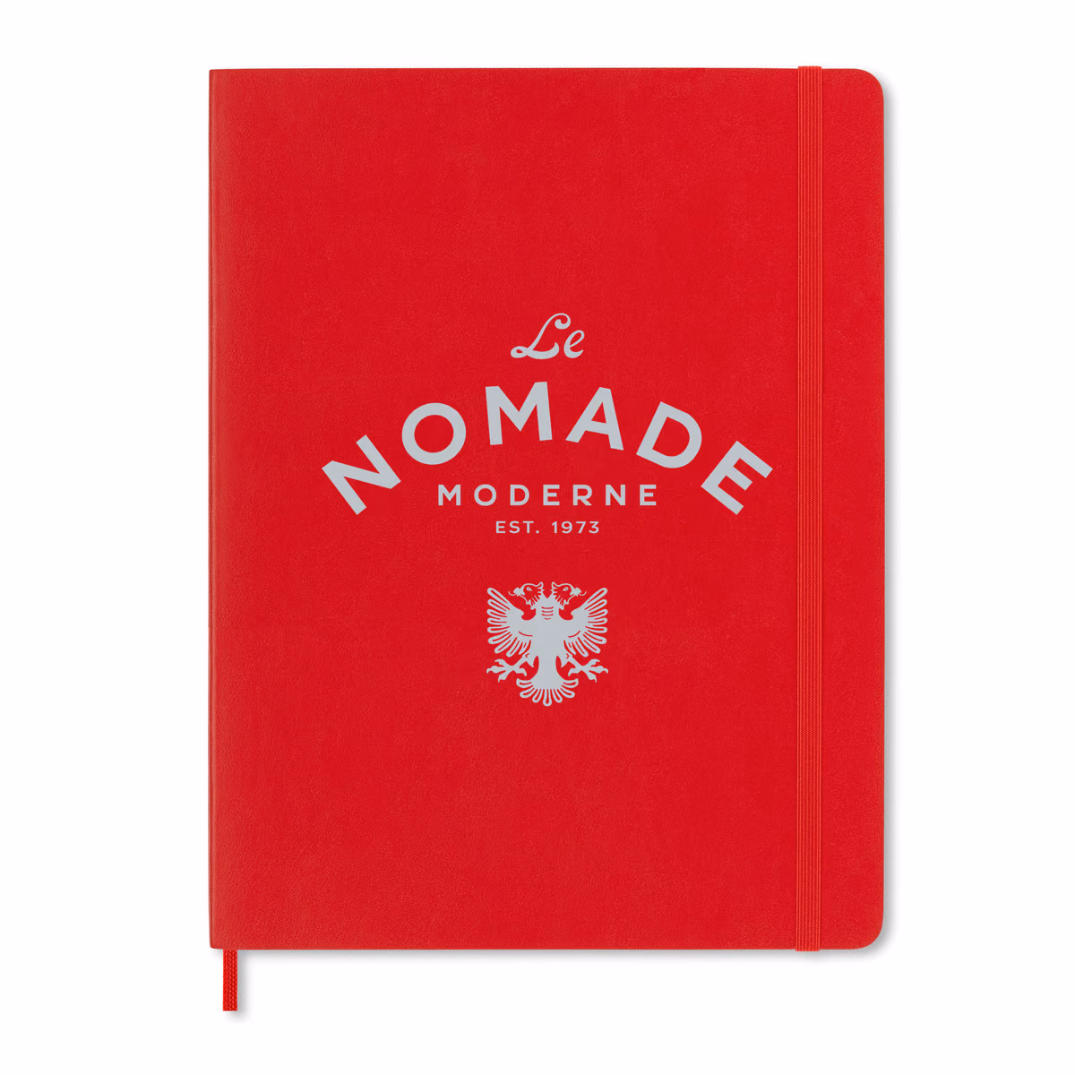 Custom Moleskine Soft Cover Ruled X-Large Notebook, Scarlet Red