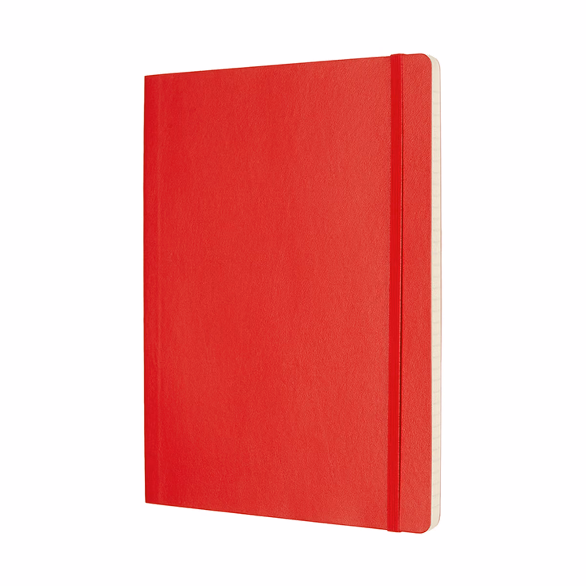 Custom Moleskine Soft Cover Ruled X-Large Notebook, Scarlet Red
