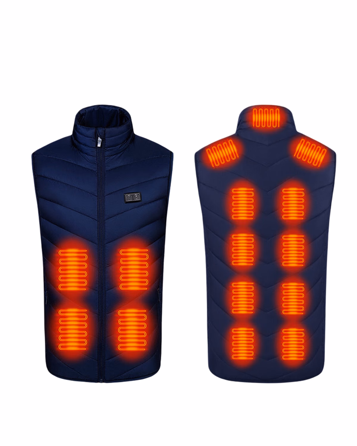 Custom Usb Heated Unisex Temperature Control Vest- 15 Heating Zones