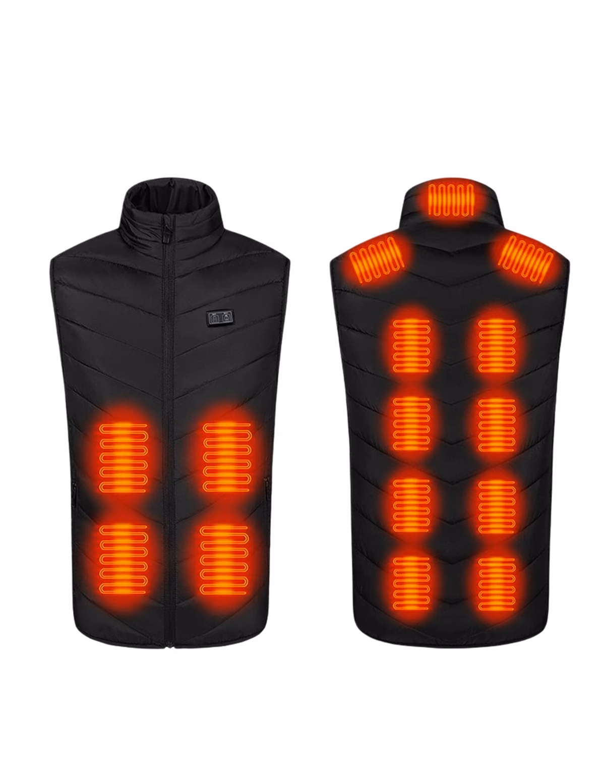 Custom Usb Heated Unisex Temperature Control Vest- 15 Heating Zones