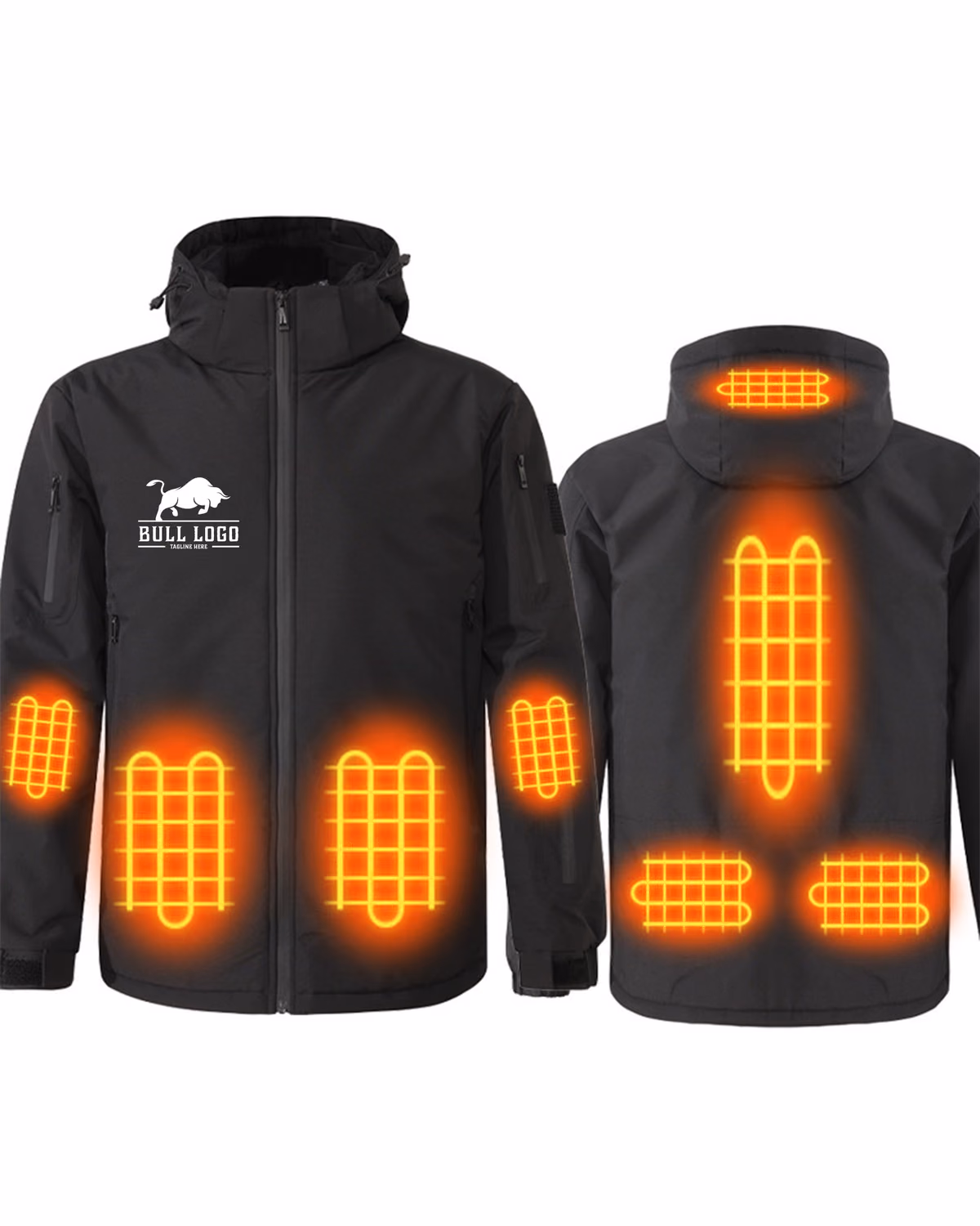 Custom Heating Jacket USB Constant Temperature Not Include Power Bank