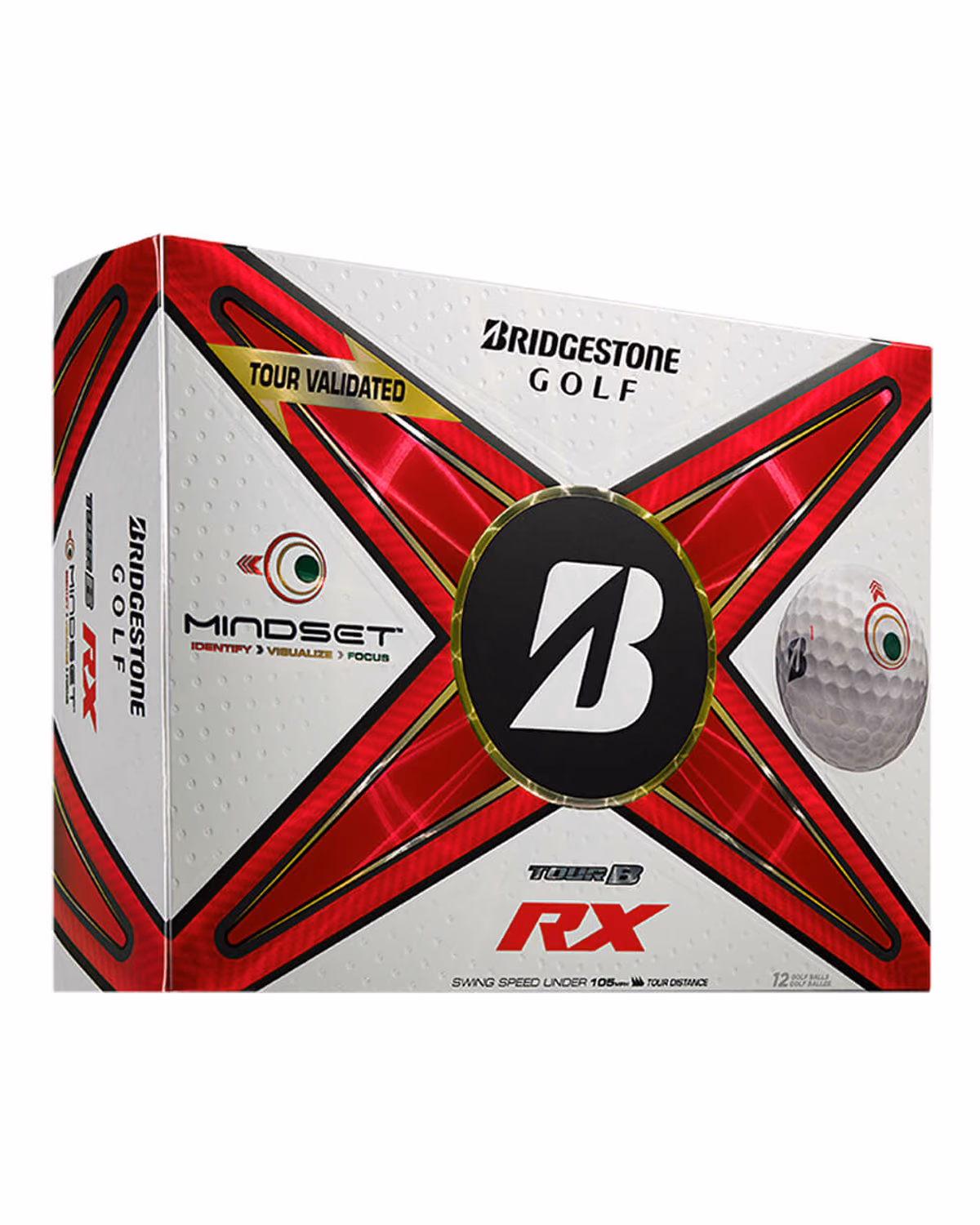 Custom Bridgestone Tour B RX MindSet Golf Balls with Logo