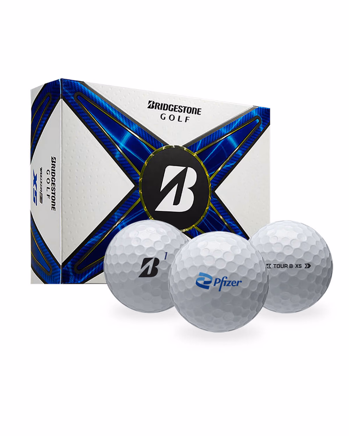 Custom Bridgestone Tour B XS Golf Balls with Logo