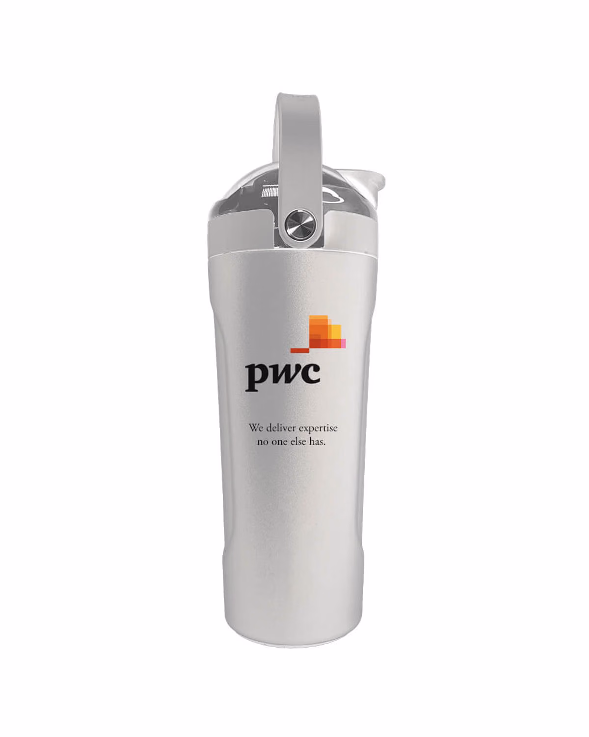 Custom BruMate Multishaker 25oz, White, detail view