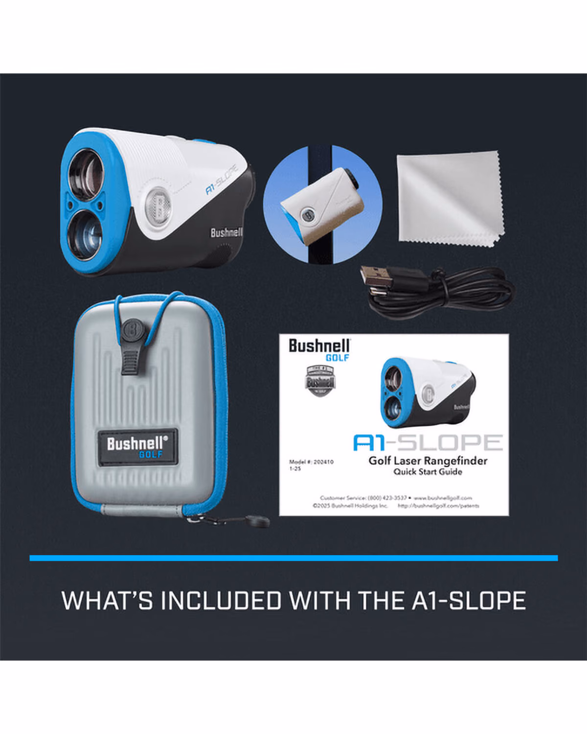 Custom Bushnell A1-Slope Laser Rangefinder with Logo