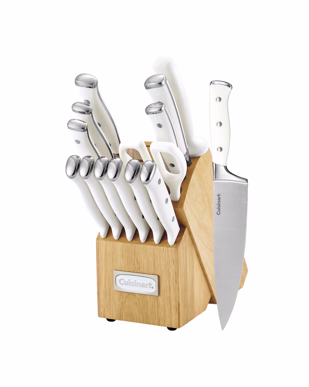 Custom Cuisinart Triple Rivet 15-Piece Cutlery Set with Block