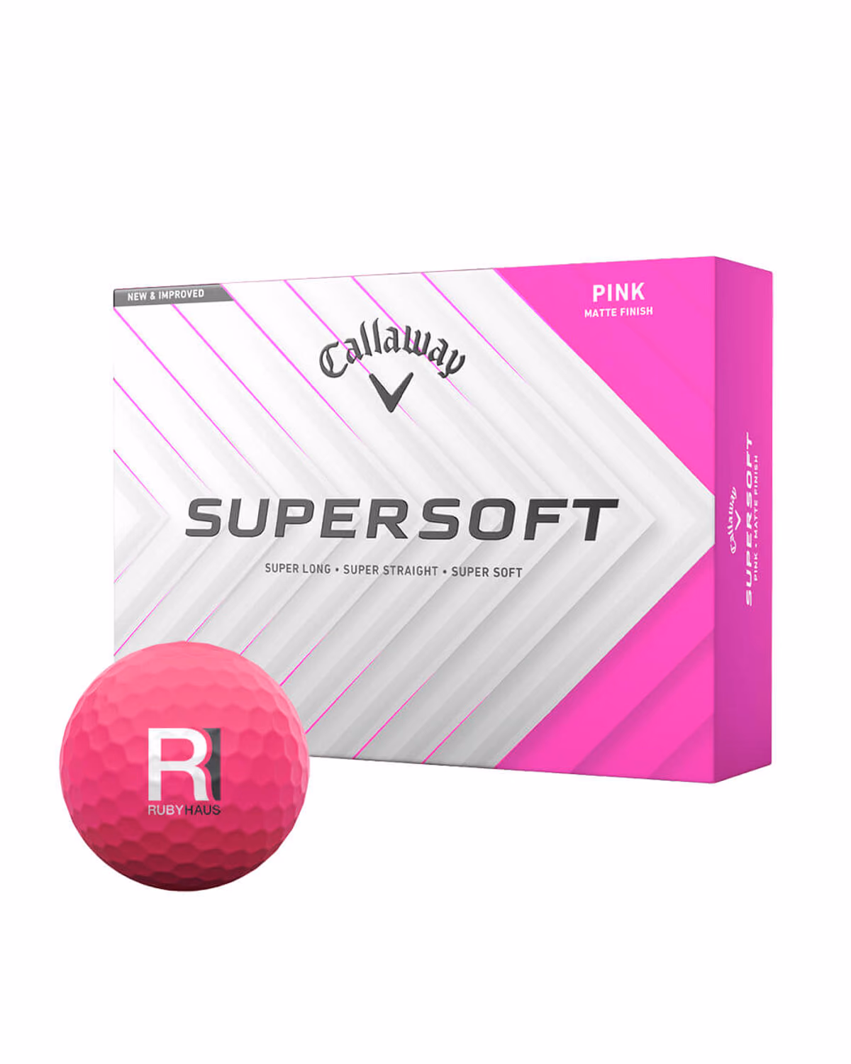 Custom Callaway Supersoft Golf Balls with Logo (Multicolor)