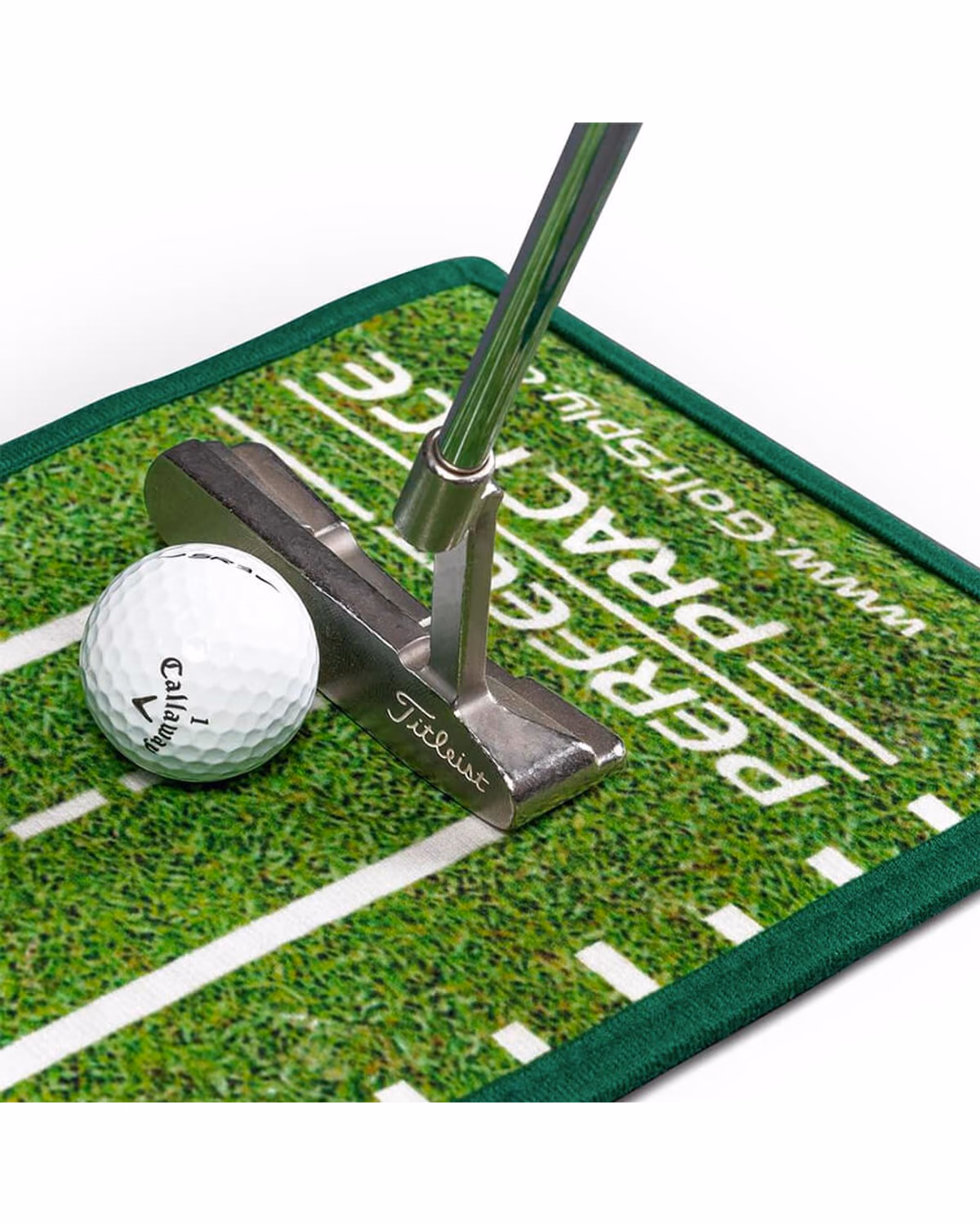 Custom Perfect Practice Putting Mat Compact 8 FT with Logo