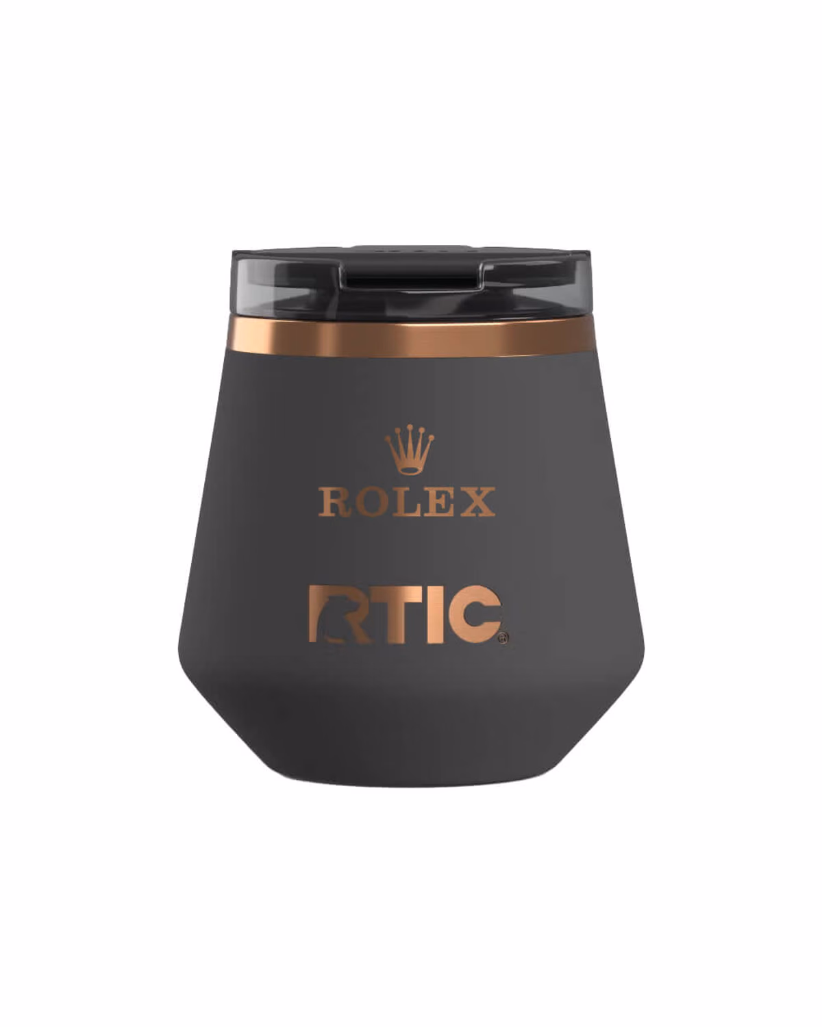 Custom RTIC Happy Hour Lowball Tumbler, Laser Engraved
