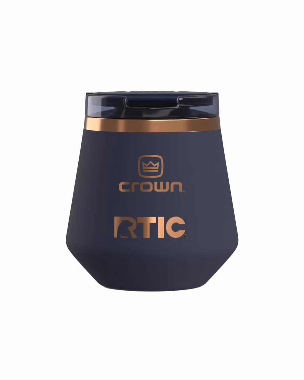 Custom RTIC Happy Hour Lowball Tumbler, Laser Engraved