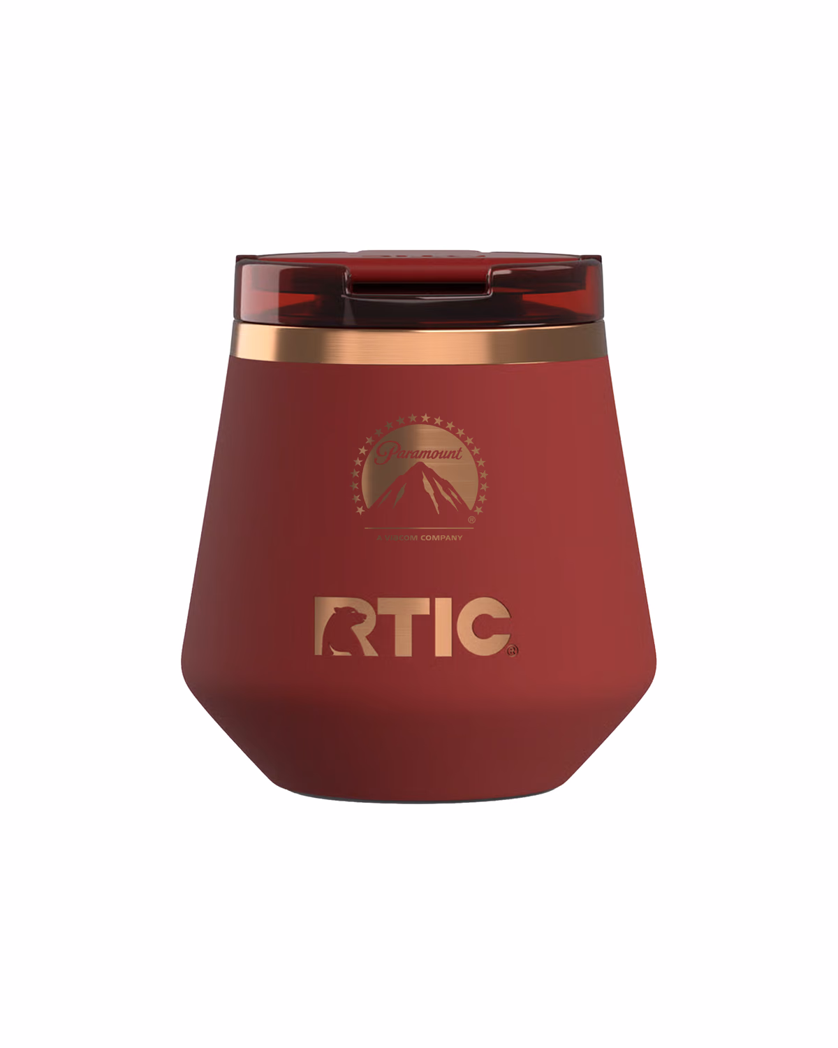 Custom RTIC Happy Hour Lowball Tumbler, Laser Engraved