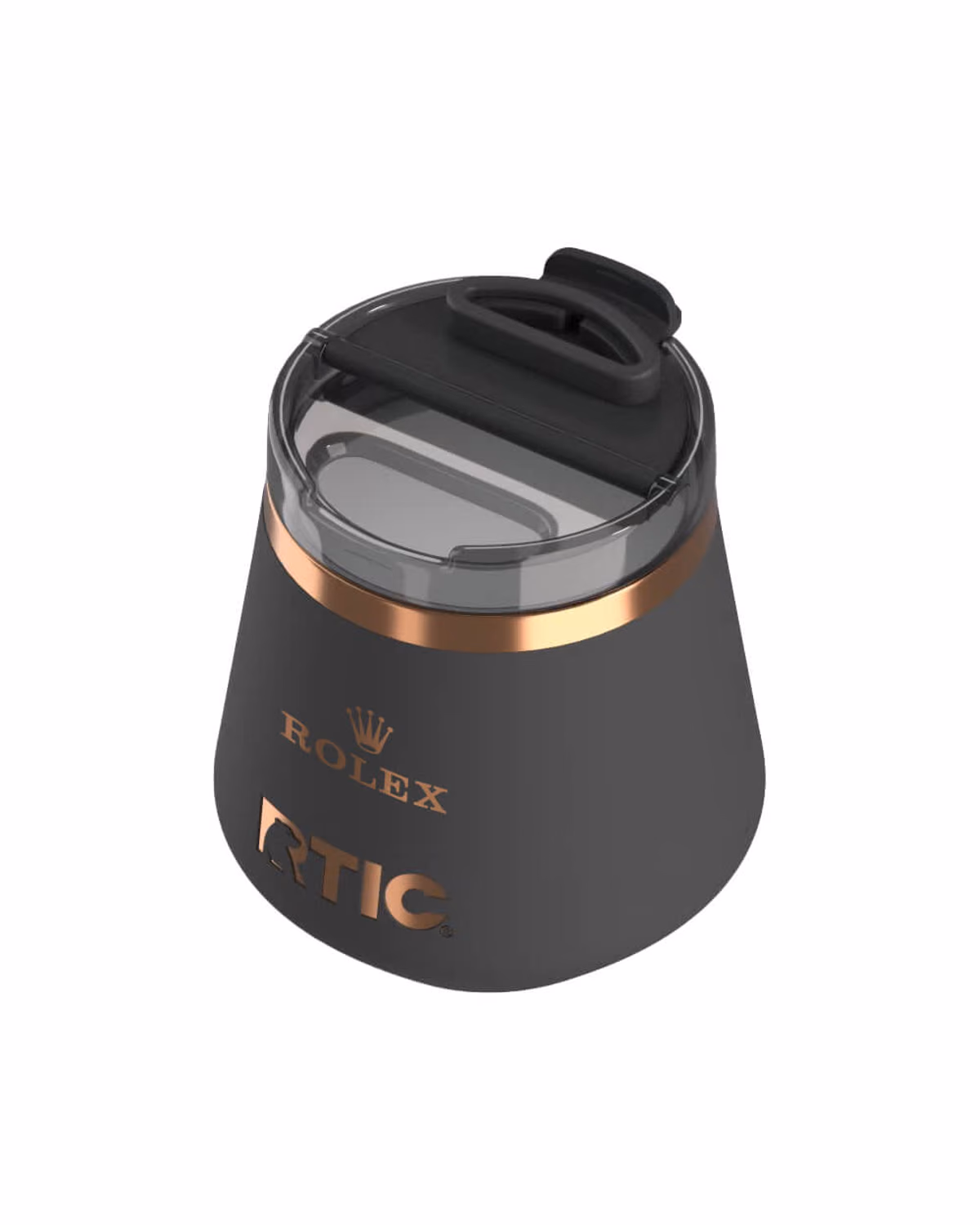 Custom RTIC Happy Hour Lowball Tumbler, Laser Engraved