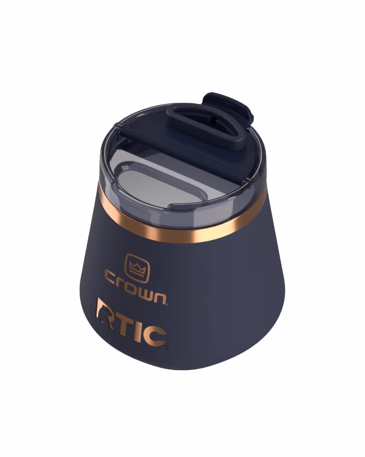 Custom RTIC Happy Hour Lowball Tumbler, Laser Engraved