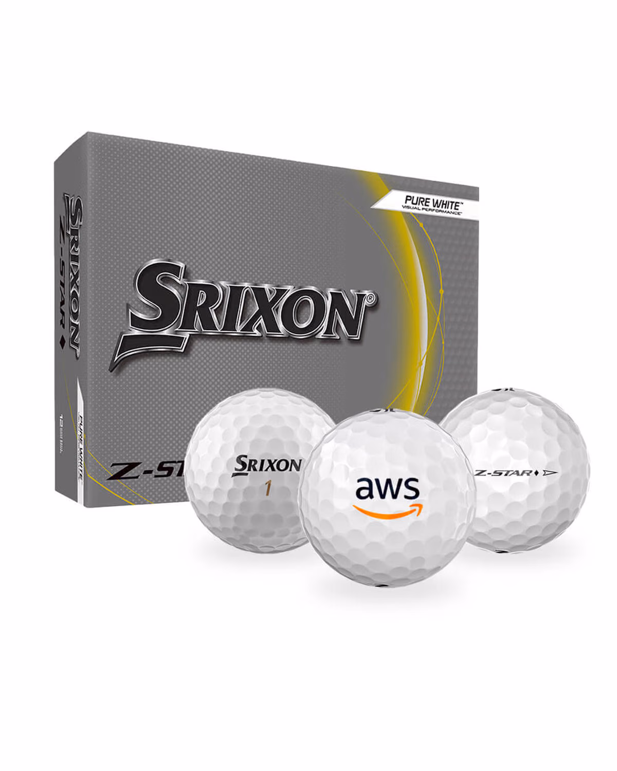 Custom Srixon Z-Star Diamond Golf Balls with Logo