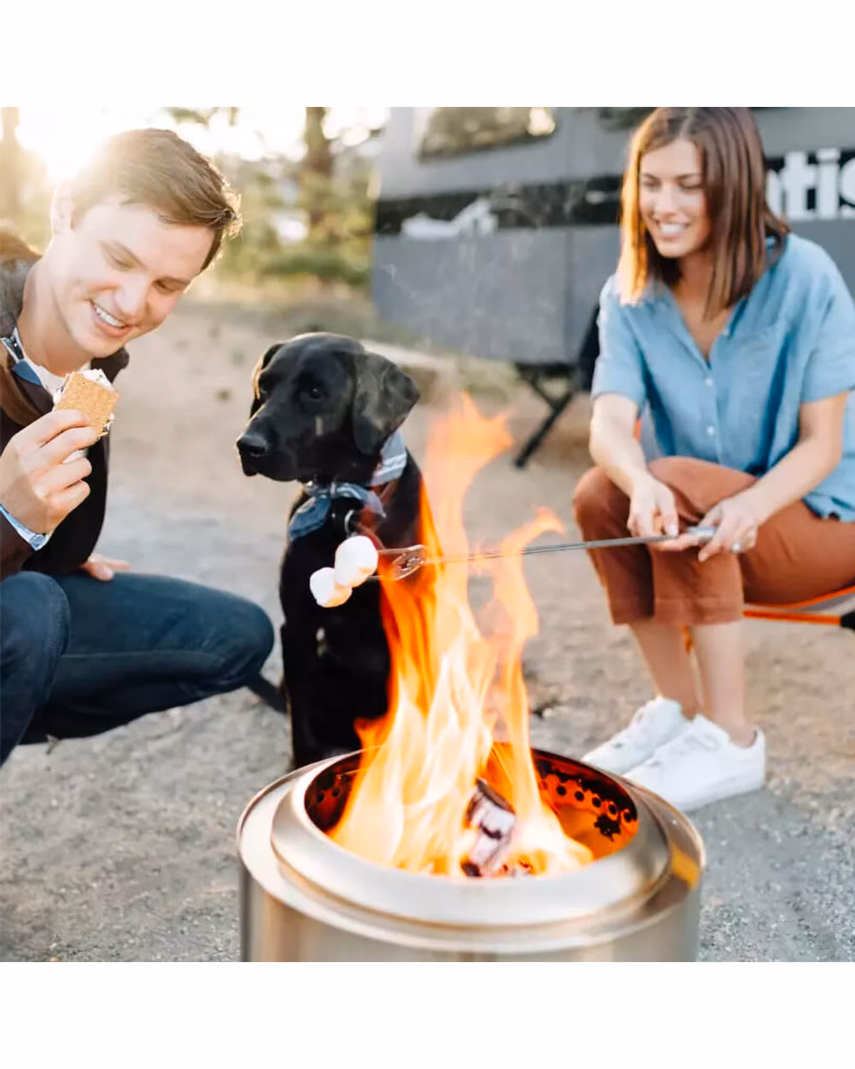 Custom Solo Stove Ranger 2.0+ Fire Pit with Logo