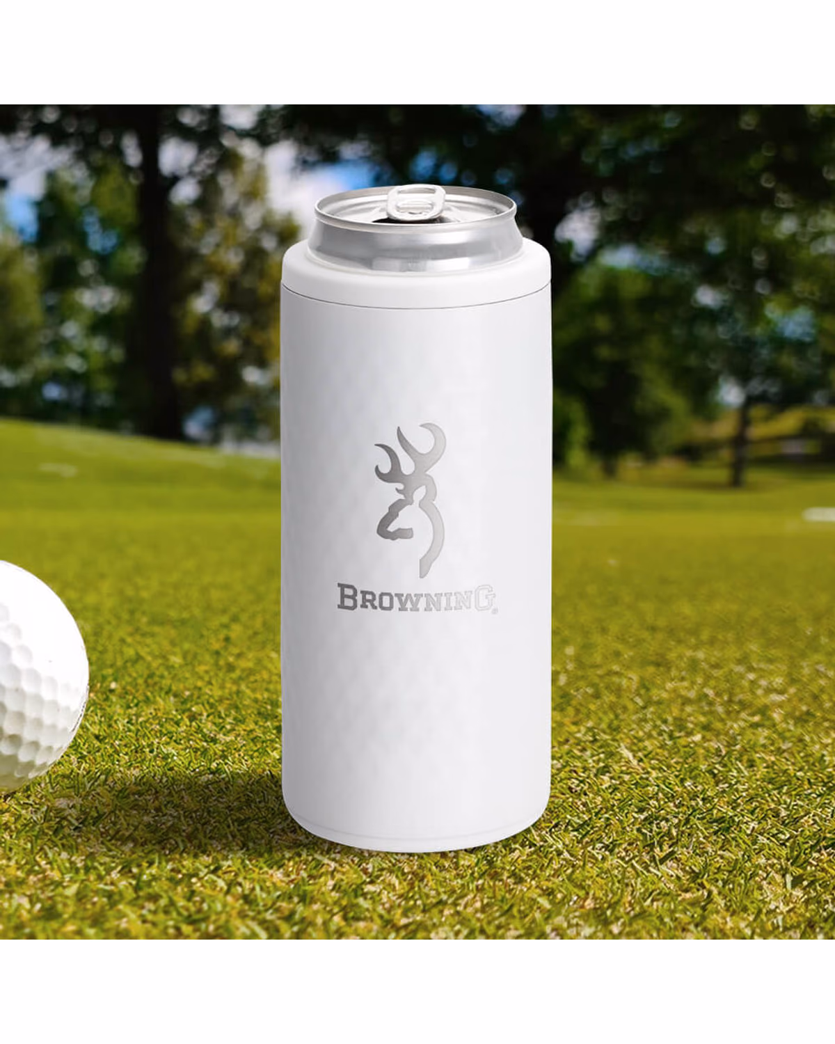 Custom Swig Golf Partee 12oz Can Cooler, Laser Engraved