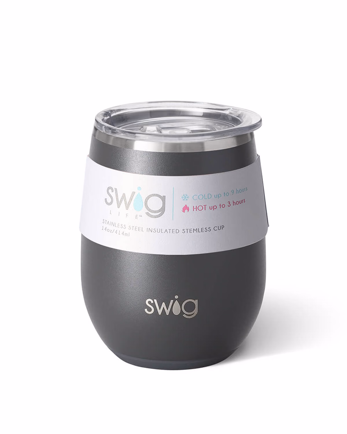 Custom Swig 14oz Stemless Wine Cup, Laser Engraved