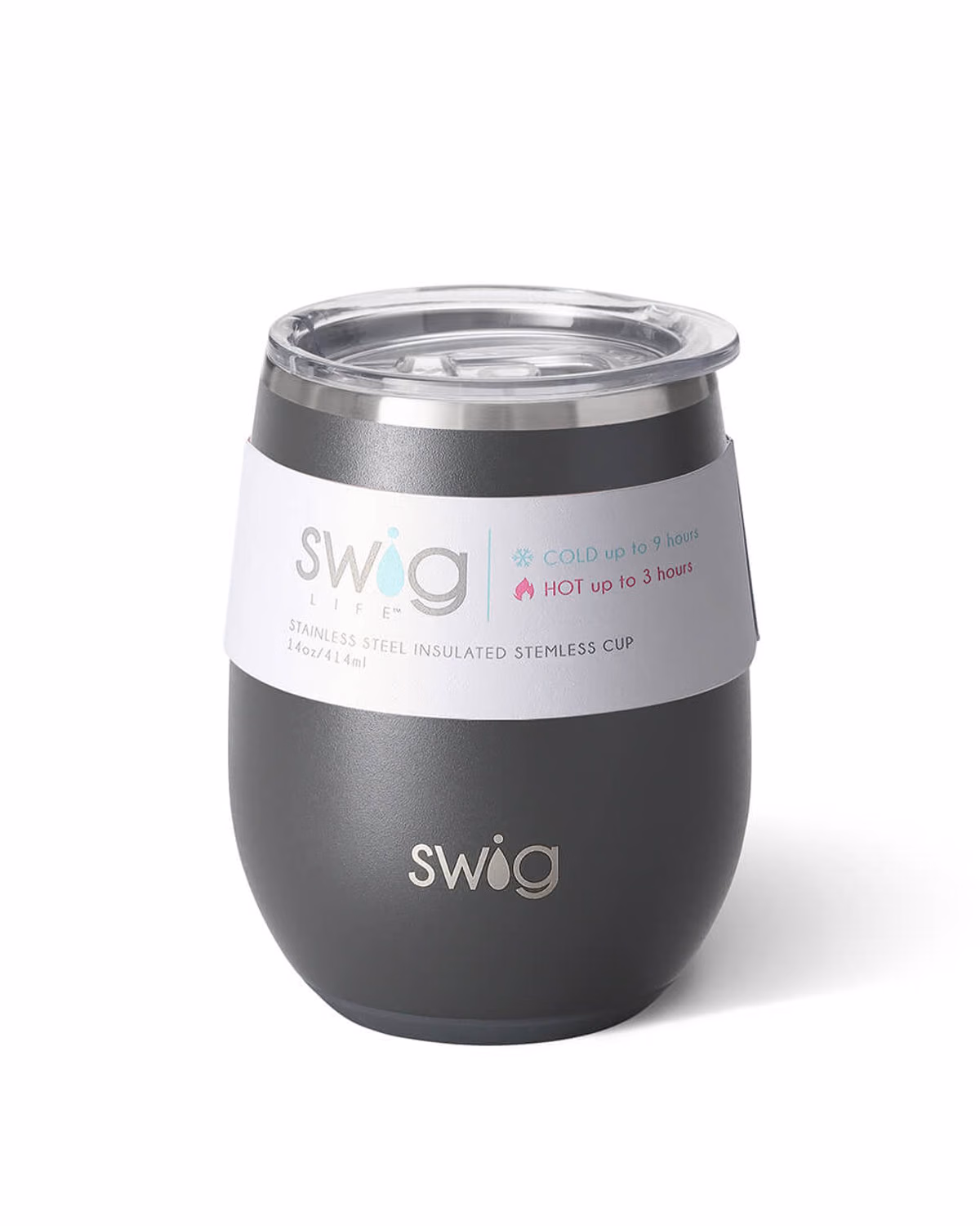 Custom Swig 14oz Stemless Wine Cup, Laser Engraved