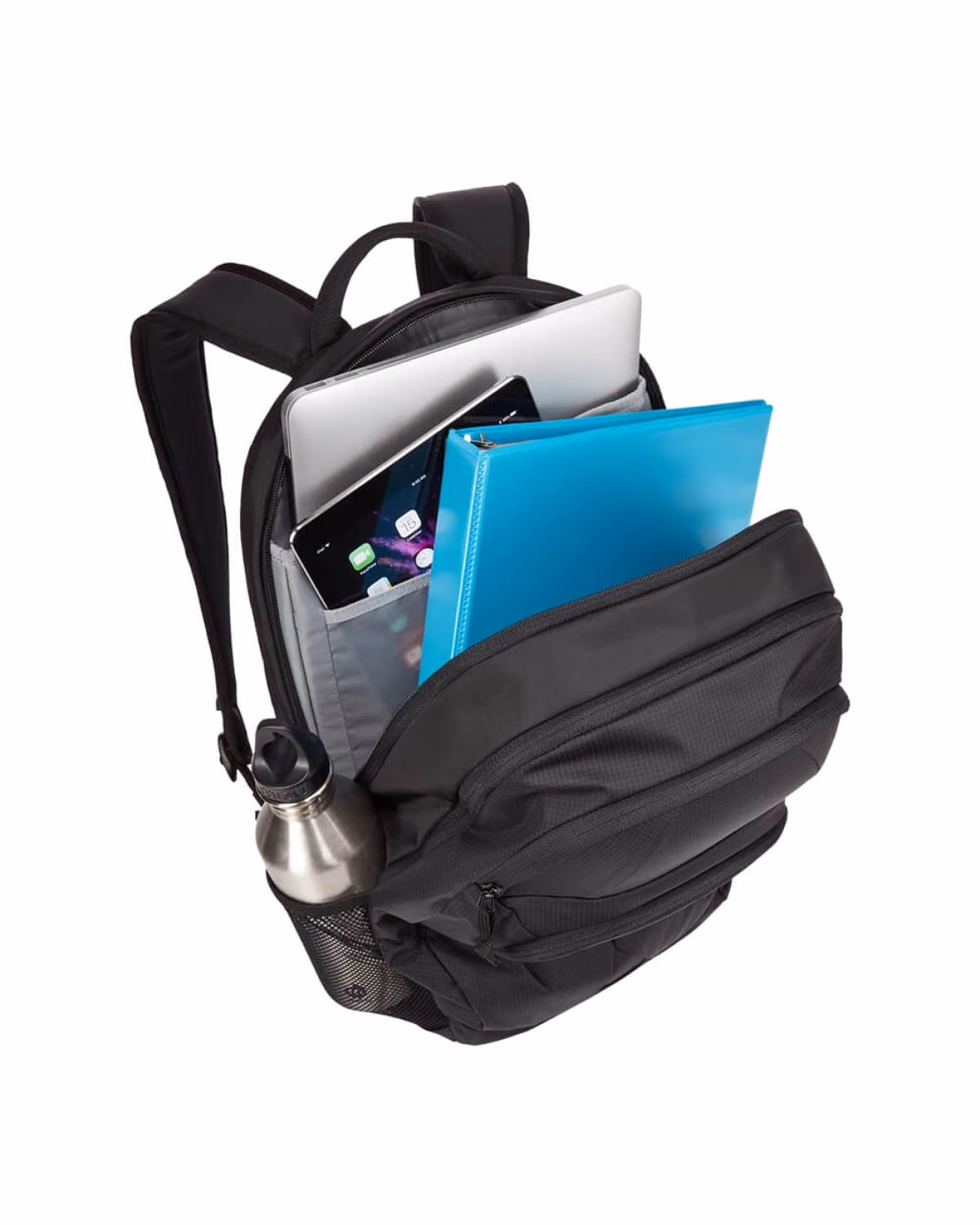 Custom thule-chronical-laptop-backpack-24l-with-logo-th-chr24 Black view 2
