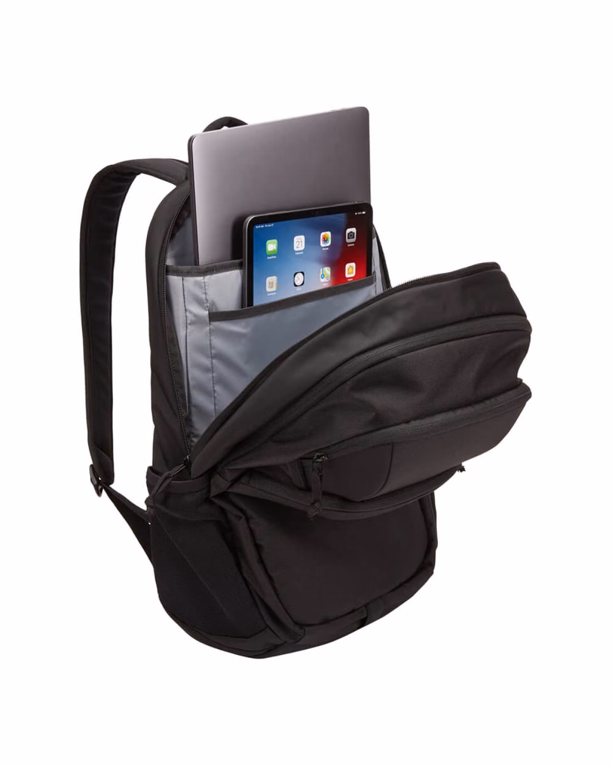 Custom thule-chronical-laptop-backpack-24l-with-logo-th-chr24 Black view 3