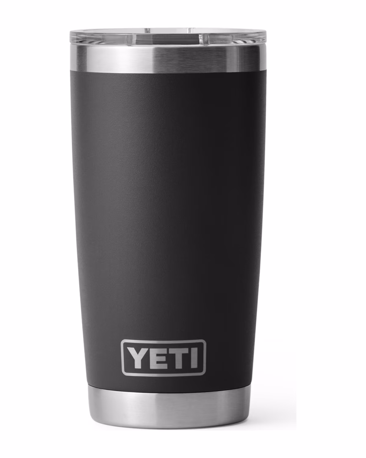 Custom Yeti Rambler 20oz Tumbler, Laser Engraved - Black