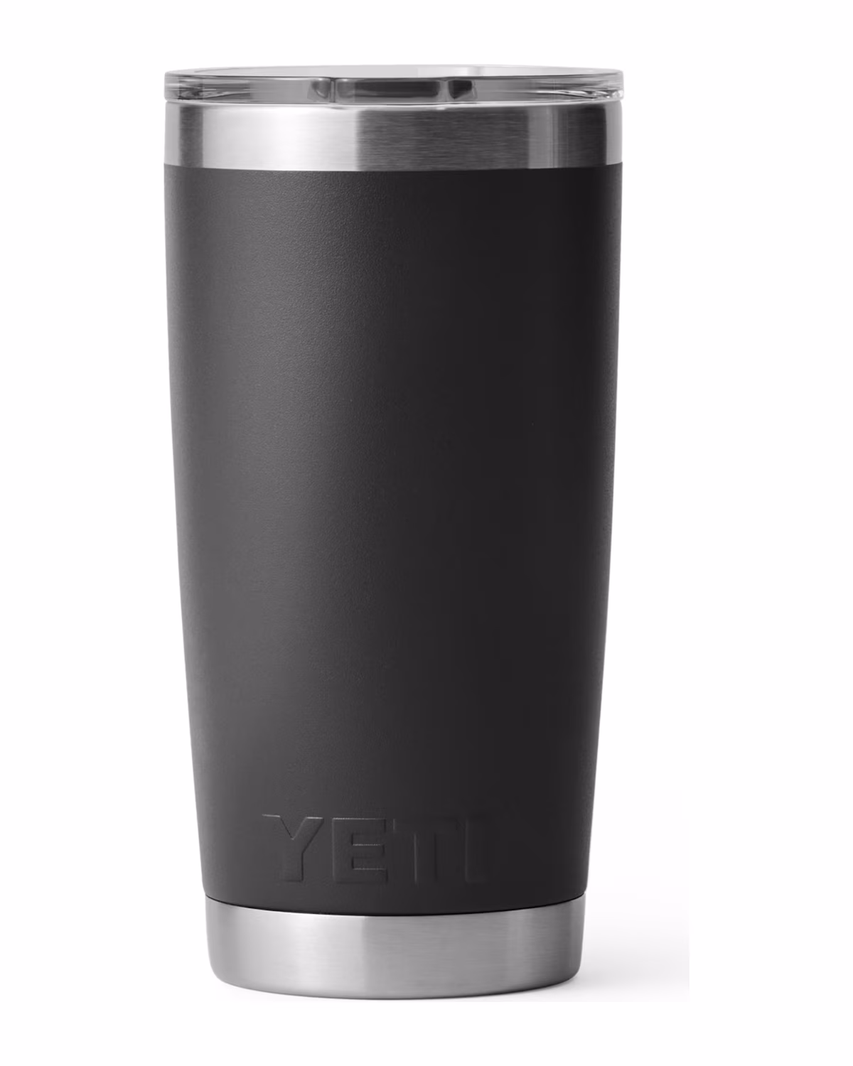 Custom Yeti Rambler 20oz Tumbler, Laser Engraved - Black (back)