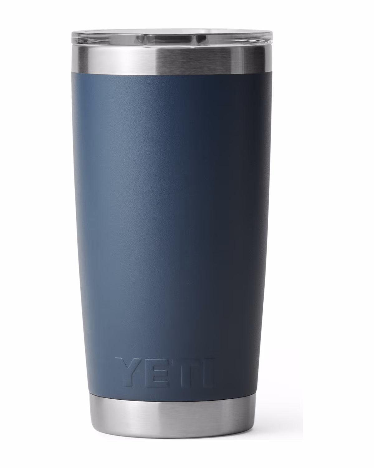 Custom Yeti Rambler 20oz Tumbler, Laser Engraved - Navy (back)