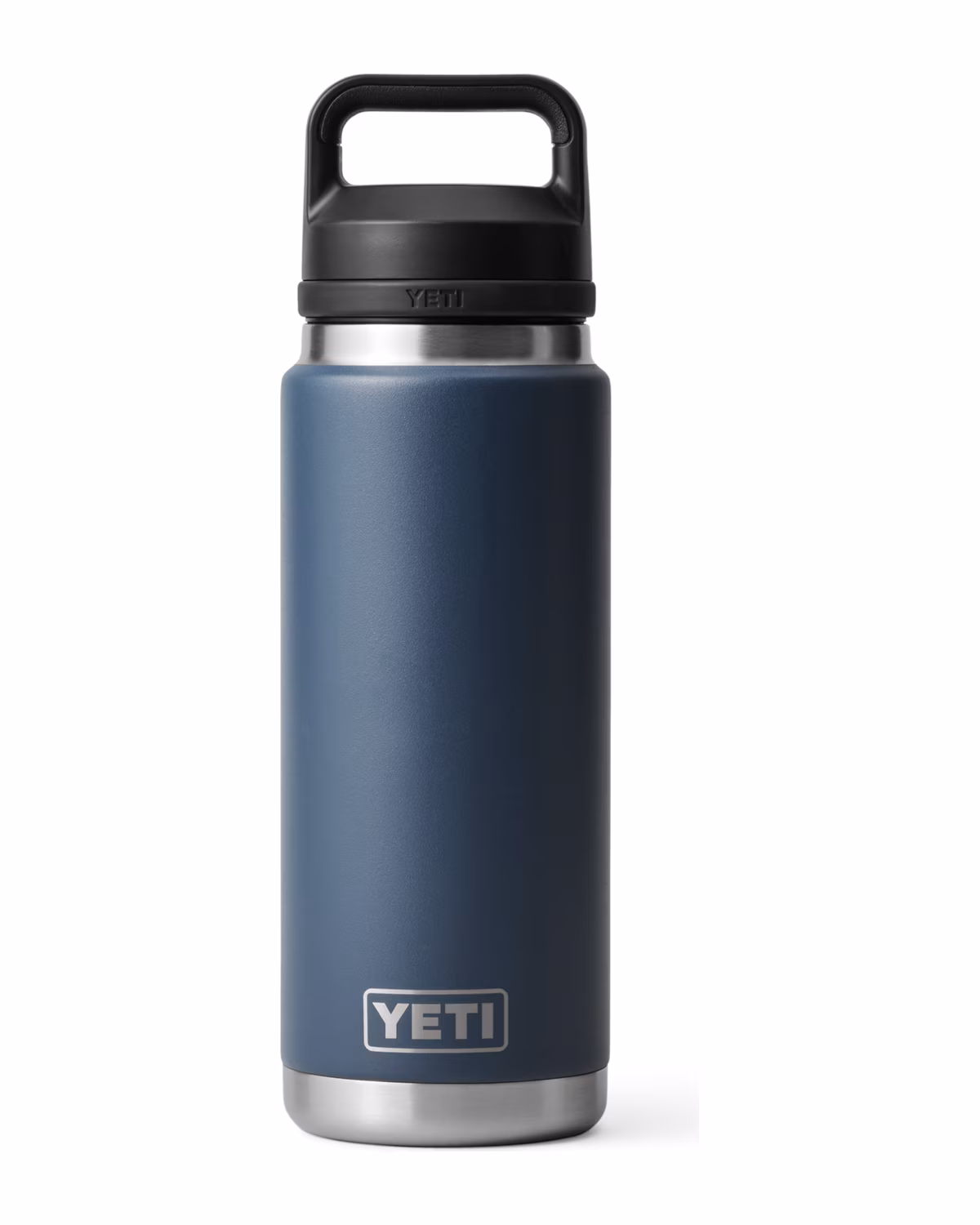 Custom Yeti Rambler 26oz Water Bottle, Laser Engraved - Navy