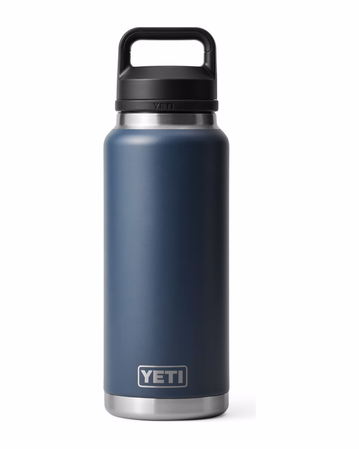 Custom Yeti Rambler 36oz Water Bottle, Laser Engraved - Navy