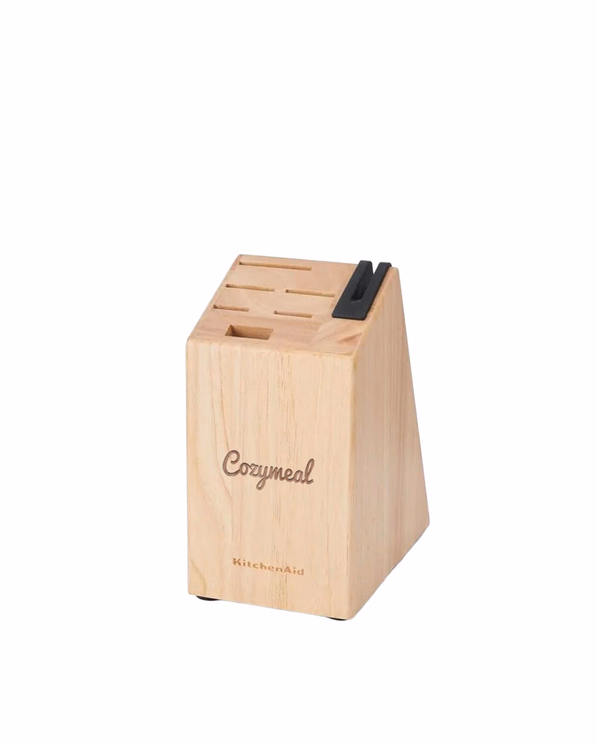 Custom KitchenAid Classic 7-Piece Self-Sharpening Knife Block Set, Black
