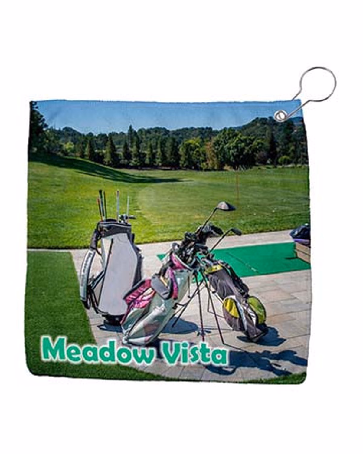 Custom Sublimated Golf Towel