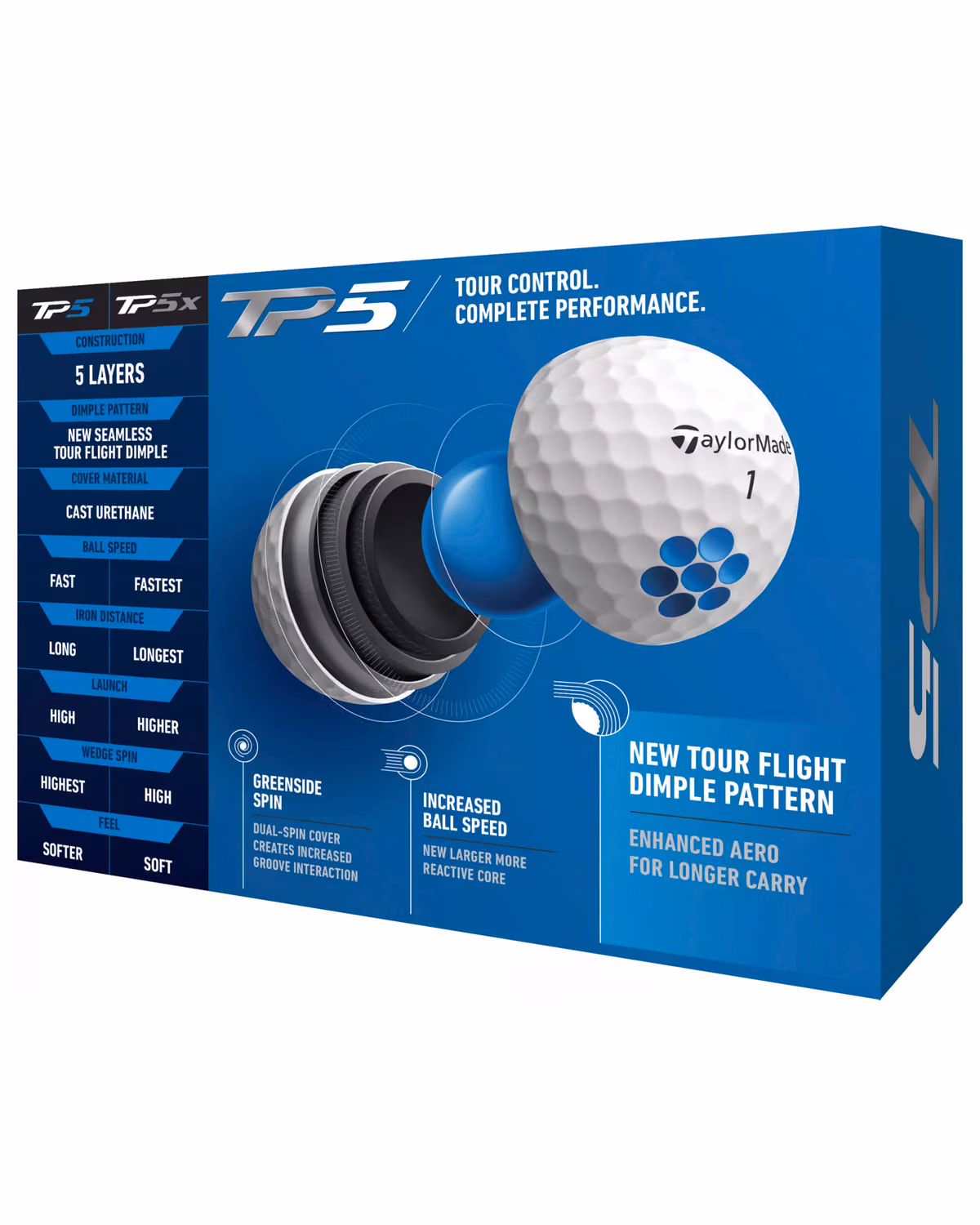 Custom TaylorMade TP5 Golf Balls (1 Dozen)