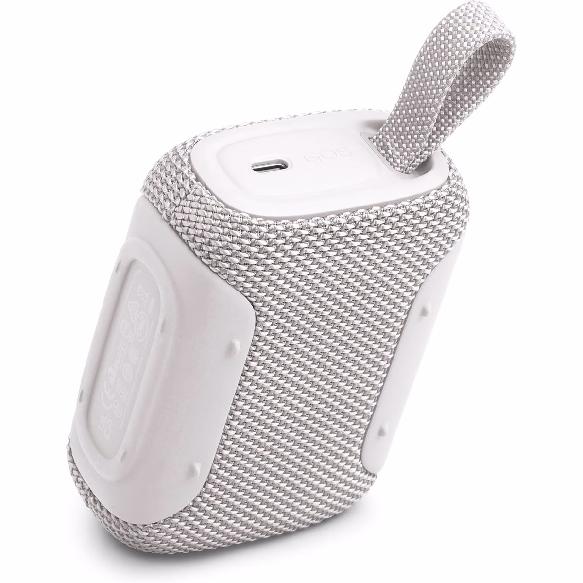 Custom JBL Go 5 Portable Bluetooth Speaker with Custom Logo, White