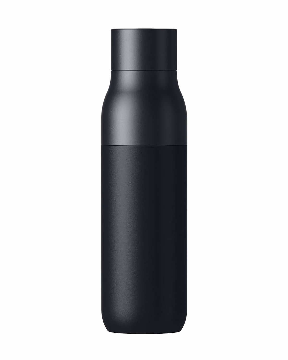 Custom LARQ Bottle Twist Top — Obsidian Black 17 oz back