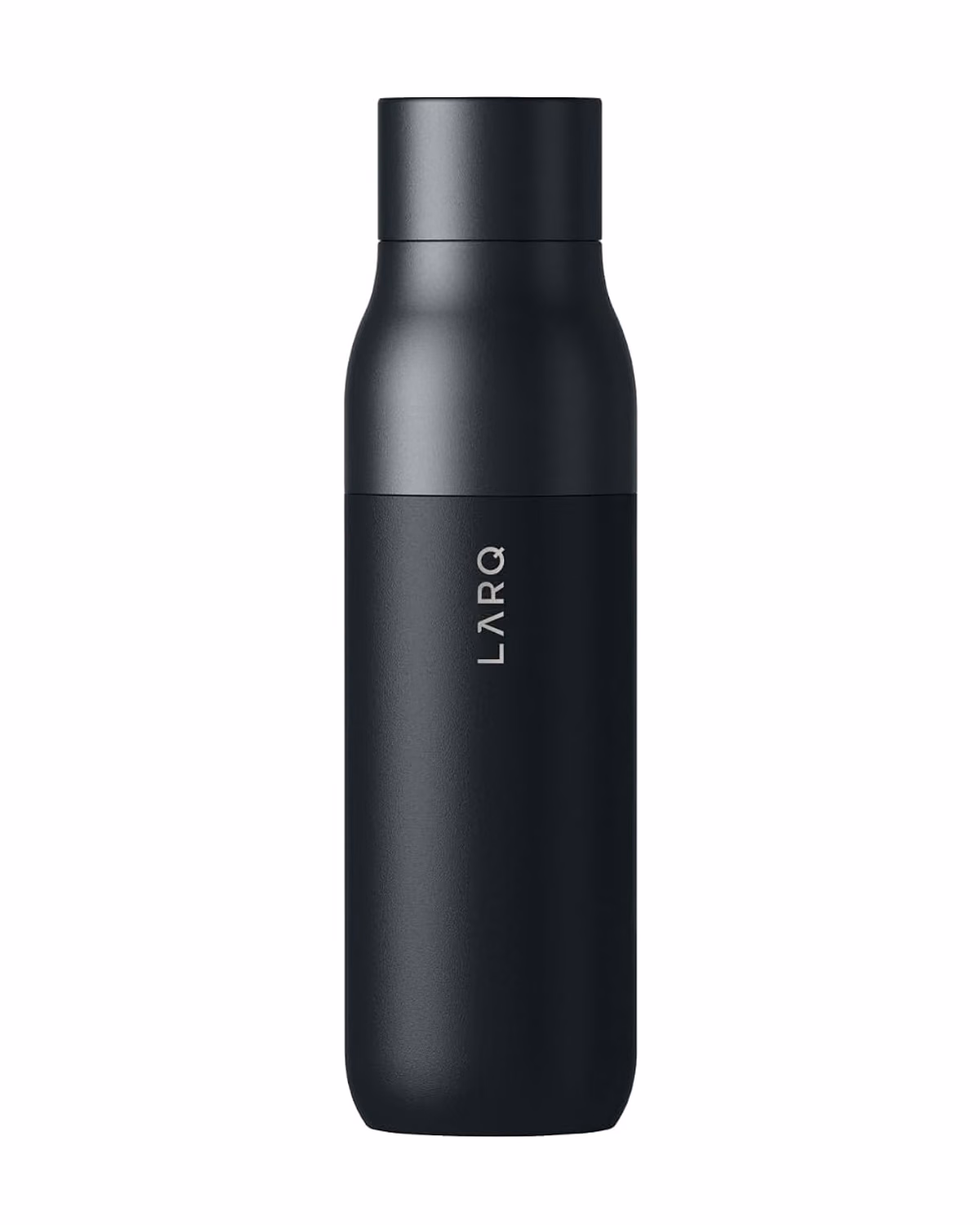 Custom LARQ Bottle Twist Top — Obsidian Black 17 oz front