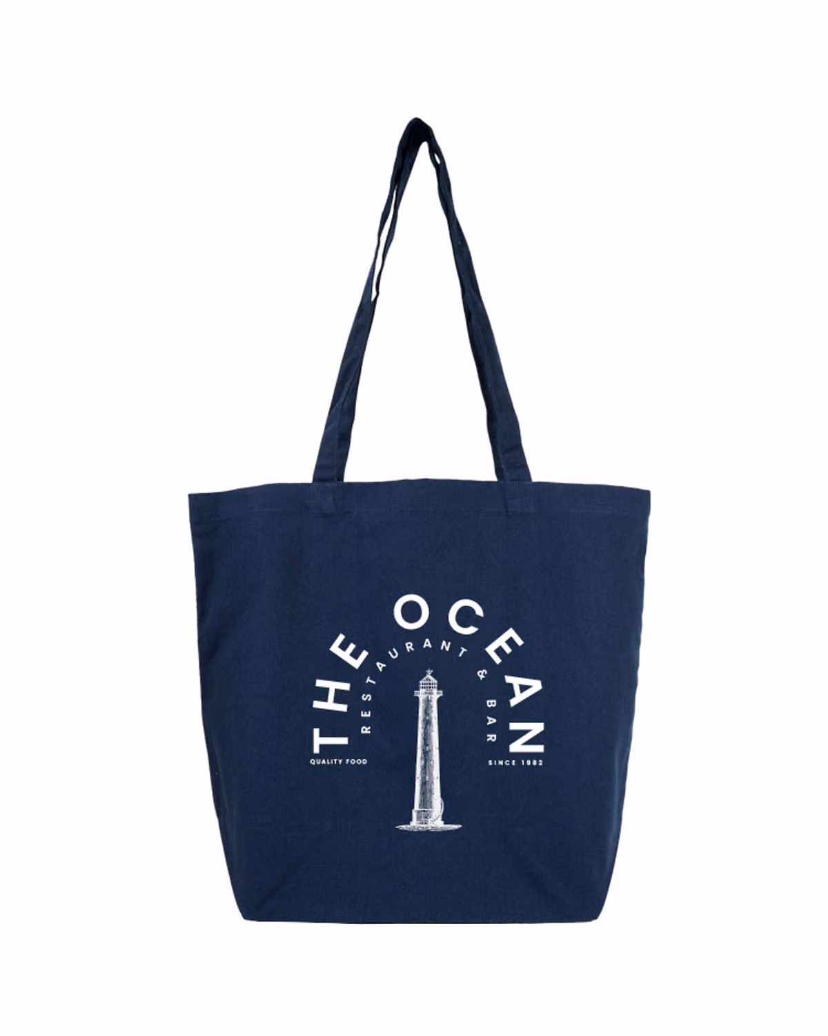 Custom Best Selling Colored Cotton Tote, Black