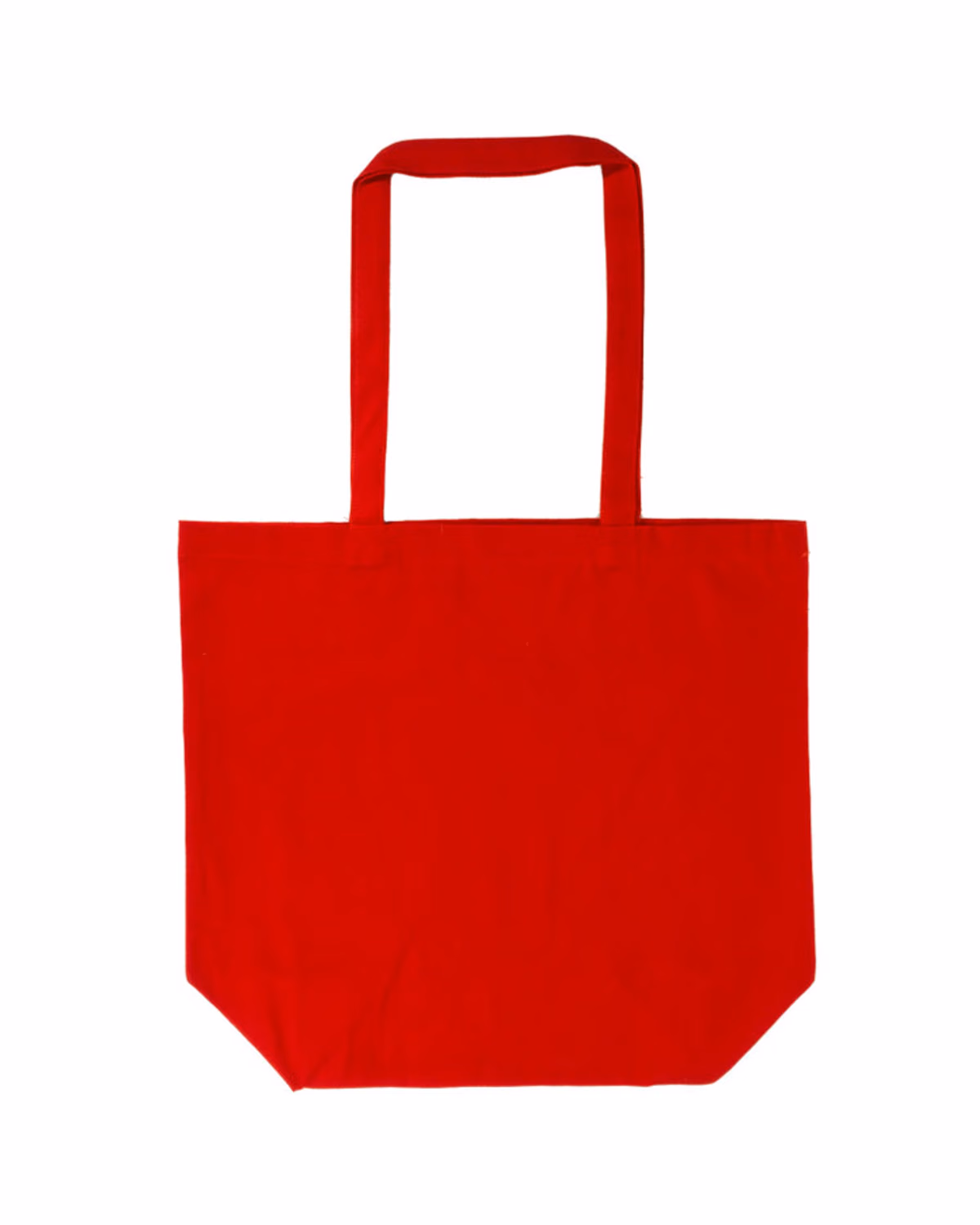 Custom Best Selling Colored Cotton Tote, Red