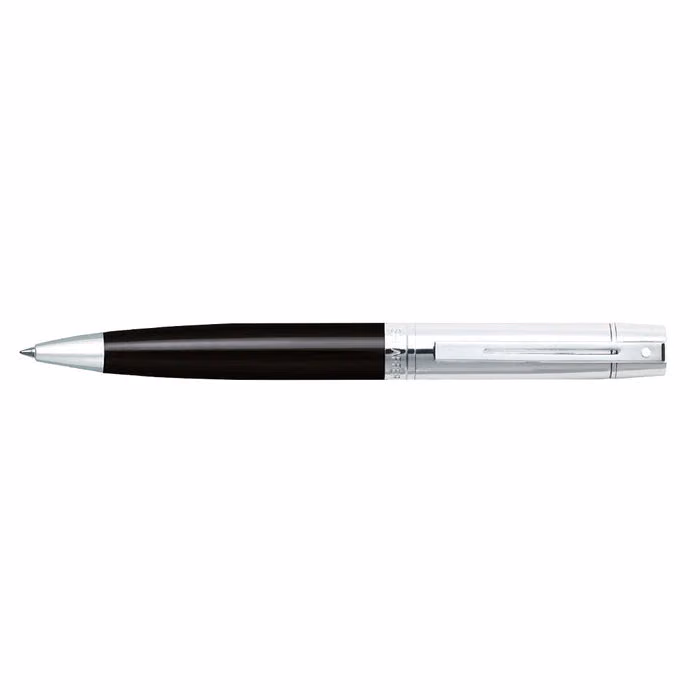 Custom Sheaffer 300 Glossy Black Ballpoint with Chrome Cap