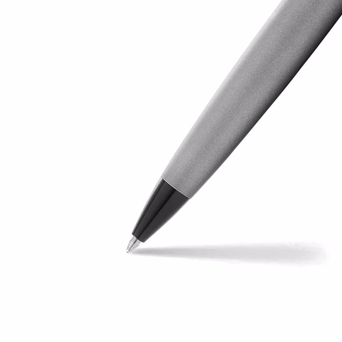 Custom Sheaffer 300 Matte Gray Ballpoint with Black Trim