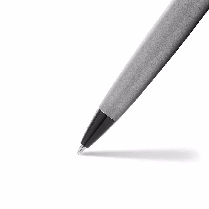 Custom Sheaffer 300 Matte Gray Ballpoint with Black Trim