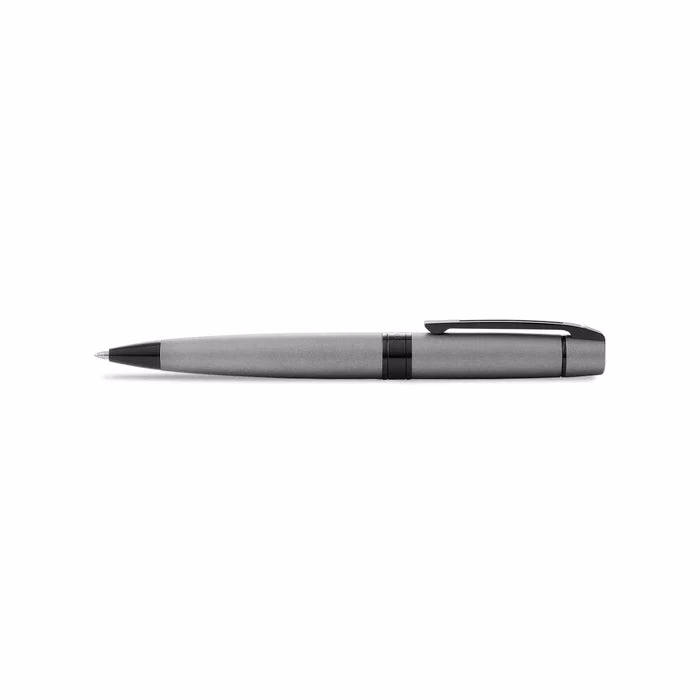 Custom Sheaffer 300 Matte Gray Ballpoint with Black Trim