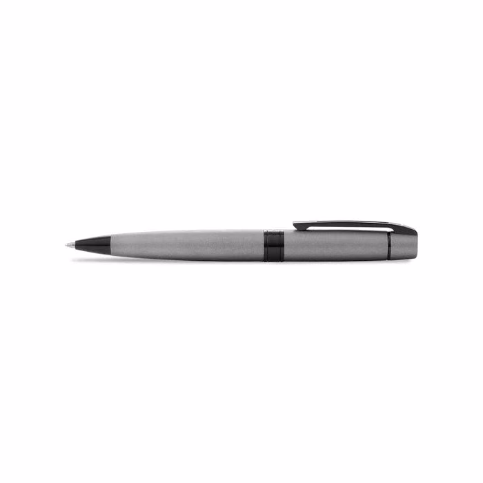 Custom Sheaffer 300 Matte Gray Ballpoint with Black Trim