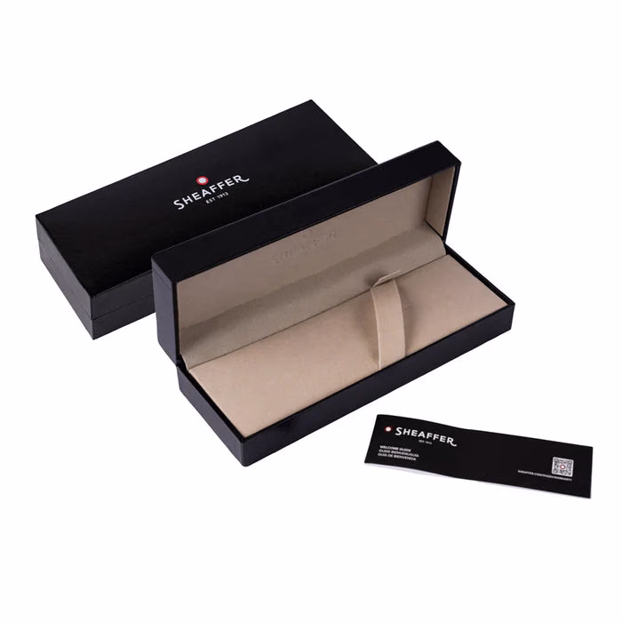 Custom Sheaffer 300 Matte Gray Ballpoint with Black Trim