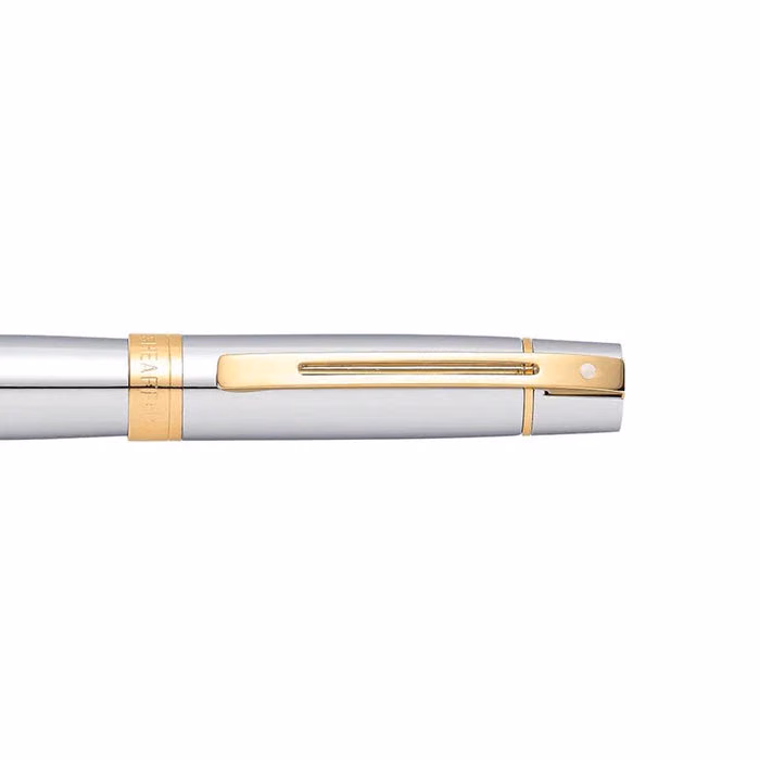 Custom Sheaffer 300 Chrome Rollerball with Gold-tone Trim
