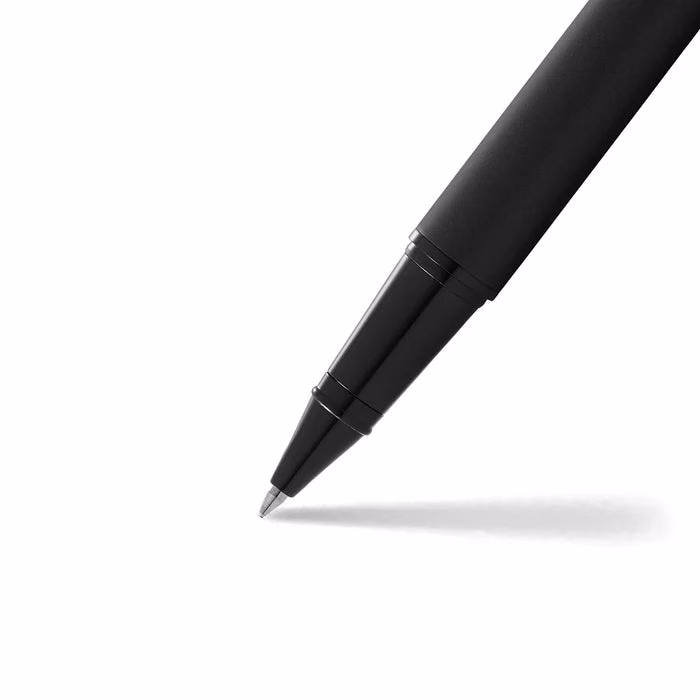 Custom Sheaffer 300 Matte Black Rollerball with Black Trim