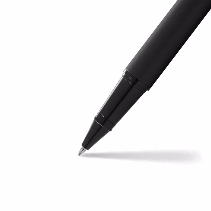 Custom Sheaffer 300 Matte Black Rollerball with Black Trim