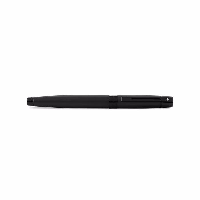 Custom Sheaffer 300 Matte Black Rollerball with Black Trim