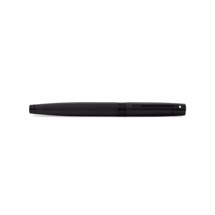 Custom Sheaffer 300 Matte Black Rollerball with Black Trim