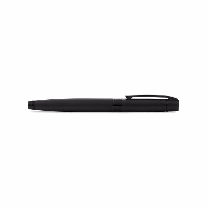 Custom Sheaffer 300 Matte Black Rollerball with Black Trim