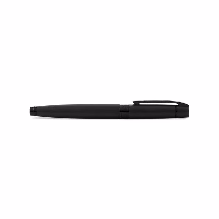 Custom Sheaffer 300 Matte Black Rollerball with Black Trim